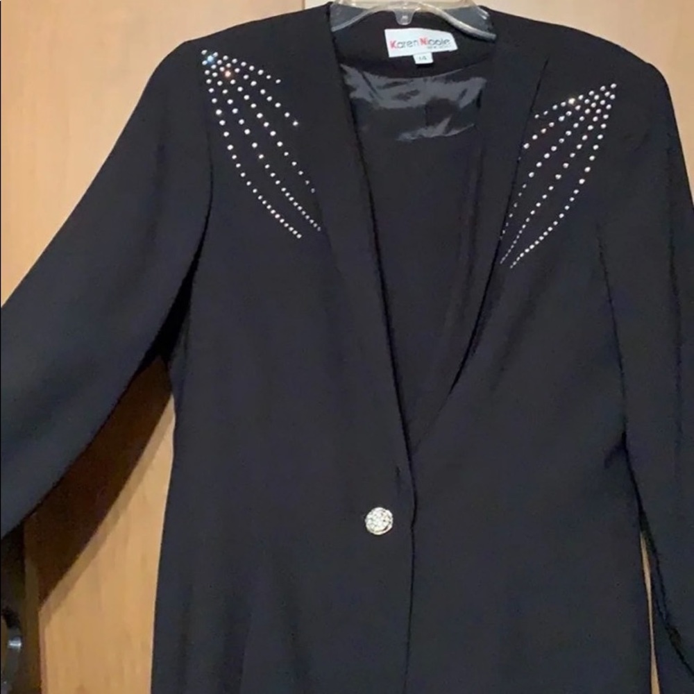 Black dress with matching blazer
